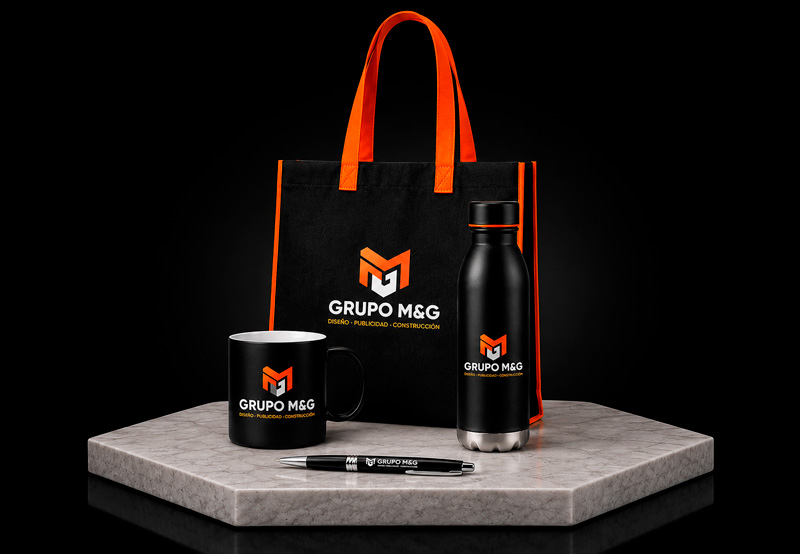 Merchandising corporativo Grupo M&G